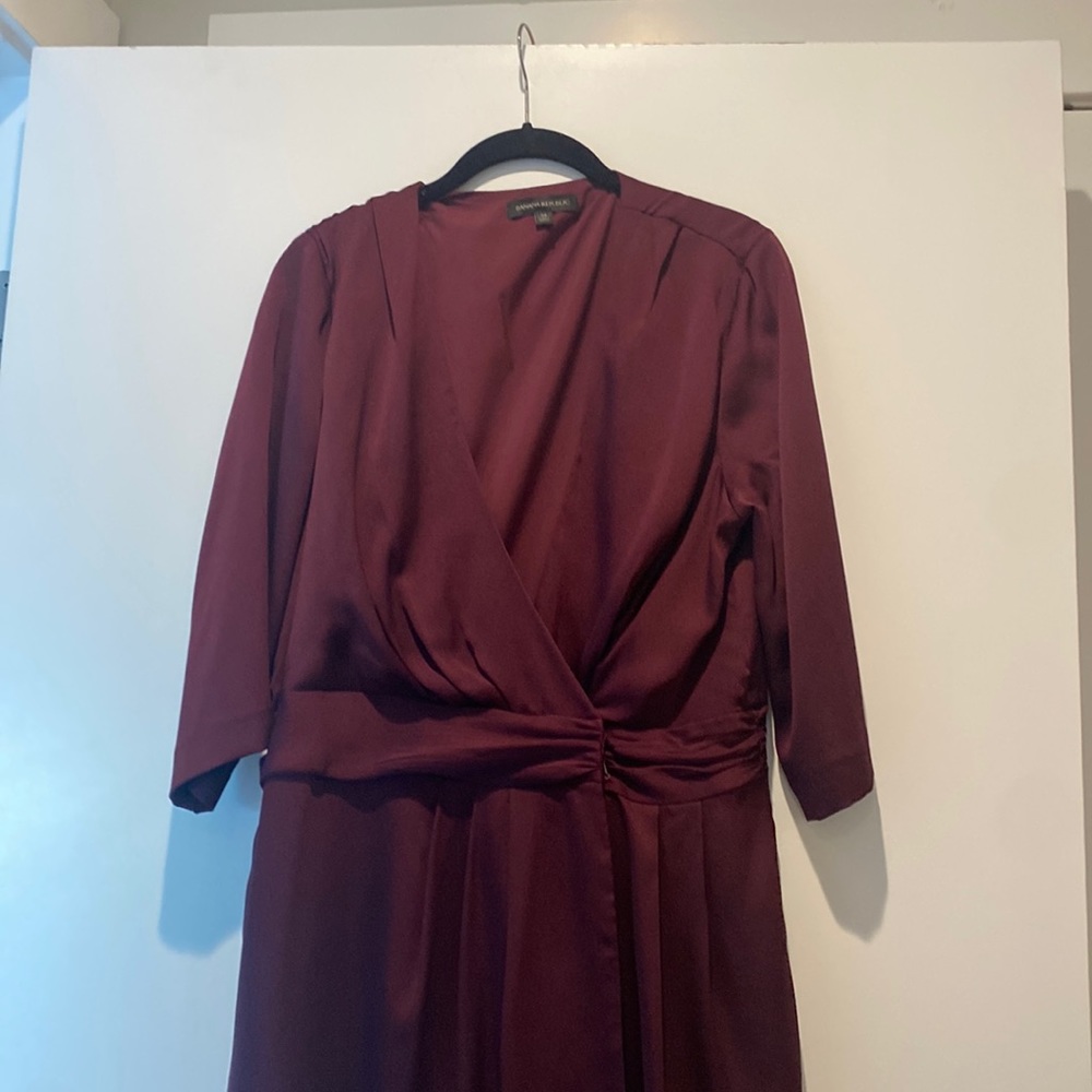 Plum/ Wine Color wrap dress